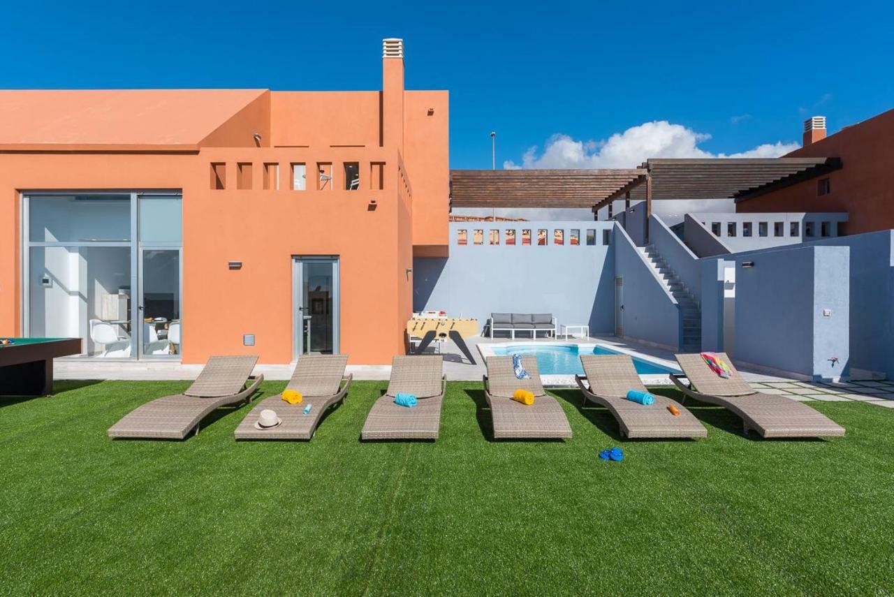Villas Elena Y Mario Ocean View, Heated Pool, Fast Fiber Caleta De Fuste Exteriör bild