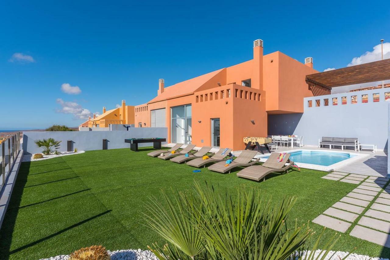 Villas Elena Y Mario Ocean View, Heated Pool, Fast Fiber Caleta De Fuste Exteriör bild